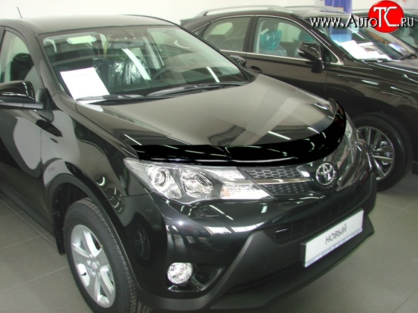 2 879 р. Дефлектор капота NovLine Toyota RAV4 XA40 5 дв. дорестайлинг (2012-2015)  с доставкой в г. Краснодар