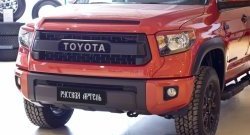 1 099 р. Реснички на фары RA Toyota Tundra XK50 2-ой рестайлинг (2013-2025) (Неокрашенные)  с доставкой в г. Краснодар. Увеличить фотографию 5