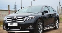 26 999 р. Широкая защита порогов SLITKOFF  Toyota Venza  GV10 (2012-2016) рестайлинг  с доставкой в г. Краснодар. Увеличить фотографию 3