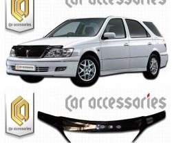 Дефлектор капота CA-Plastic exclusive Toyota (Тойота) Vista Ardeo (виста)  V50 (2000-2003) V50 рестайлинг универсал