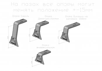 58 999 р. Багажник (корзина) (для а/м без люка, 1500х2750 мм) РИФ ГАЗ Соболь 2217 автобус дорестайлинг  (1998-2002)  с доставкой в г. Краснодар. Увеличить фотографию 8