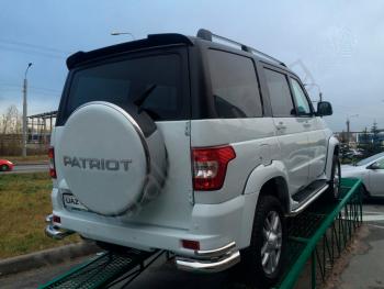 8 949 р. Бокс запасного колеса (265/75 R16, 275/70 R16) Ралекс-Тюнинг PATRIOT  Уаз Патриот 3163 5 дв. 2-ой рестайлинг (2017-2025) (Неокрашенный, Без надписи)  с доставкой в г. Краснодар. Увеличить фотографию 1