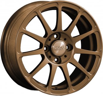 Кованый диск Slik Classik 6x14 (Металлик: коньячная бронза глянец BNZCGN) Mazda 2/Demio DY дорестайлинг (2002-2005) 4x100.0xDIA54.1xET45.0