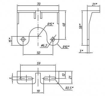 284 р. Фонарь контурный Евросвет ЕС 04.К (LED, красный с кронштейном) CAMC HN3310 HN3310P38C3M бортовой грузовик (2007-2017) (12В)  с доставкой в г. Краснодар. Увеличить фотографию 2