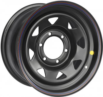 Штампованый диск OFF-ROAD Wheels (стальной усиленный, треугольник мелкий - черный). 8.0 x 16 Chevrolet Trailblazer GM800 дорестайлинг (2012-2016) 6x139.7xDIA110.0xET30.0