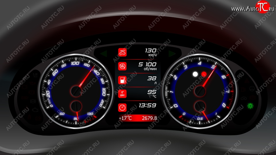 81 999 р. Комбинация приборов Ferrum GF 822S  Лада 2110, 2111, 2112, Калина (1118,  1117,  1119), Калина Спорт (1119), Приора (2170,  2171,  2172,  21728) (Синий ореол)  с доставкой в г. Краснодар