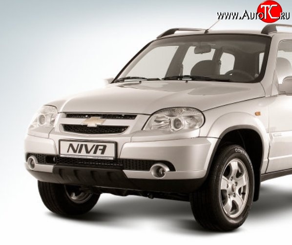 9 999 р. Передний бампер (рестайлинг) Бертоне Chevrolet Niva 2123 рестайлинг (2009-2020) (Окрашенный (комплектация Люкс))  с доставкой в г. Краснодар