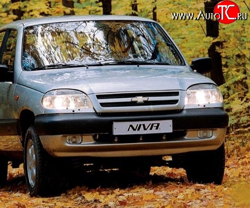 3 289 р. Передний бампер Стандартный Chevrolet Niva 2123 дорестайлинг (2002-2008) (Окрашенный)  с доставкой в г. Краснодар