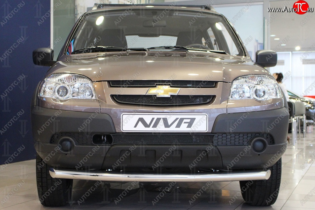 2 199 р. Защитная сетка на бампер Russtal (черная, 3 части)  Chevrolet Niva  2123 (2002-2008), Лада 2123 (Нива Шевроле) (2002-2008)  с доставкой в г. Краснодар