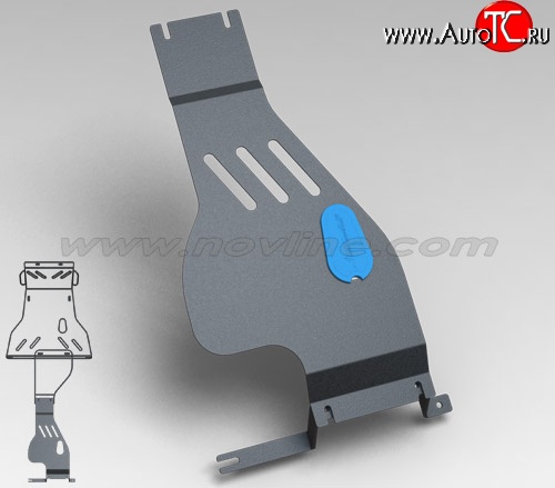 1 949 р. Защита раздаточной коробки (1.7, МКПП, 2 мм) Novline Лада 2123 (Нива Шевроле) 2 рестайлинг (2020-2021)  с доставкой в г. Краснодар