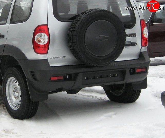 12 999 р. Задний бампер Бертоне Chevrolet Niva 2123 рестайлинг (2009-2020) (Окрашенный)  с доставкой в г. Краснодар