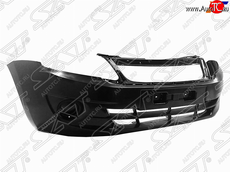 1 899 р. Передний бампер SAT (без отверстий под ПТФ)  Лада Гранта  2190 (2011-2017) седан дорестайлинг (Неокрашенный)  с доставкой в г. Краснодар