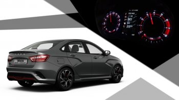 62 999 р. Приборная панель Ferrum GF 940 SPORT Edition Лада Веста SW 2181 универсал рестайлинг (2022-2025) (С кожаным щитком (строчка красная))  с доставкой в г. Краснодар. Увеличить фотографию 8