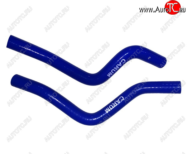 1 029 р. Патрубки радиатора печки (силикон) CARUM  Лада XRAY - XRAY Cross (комплект 2 шт.)  с доставкой в г. Краснодар