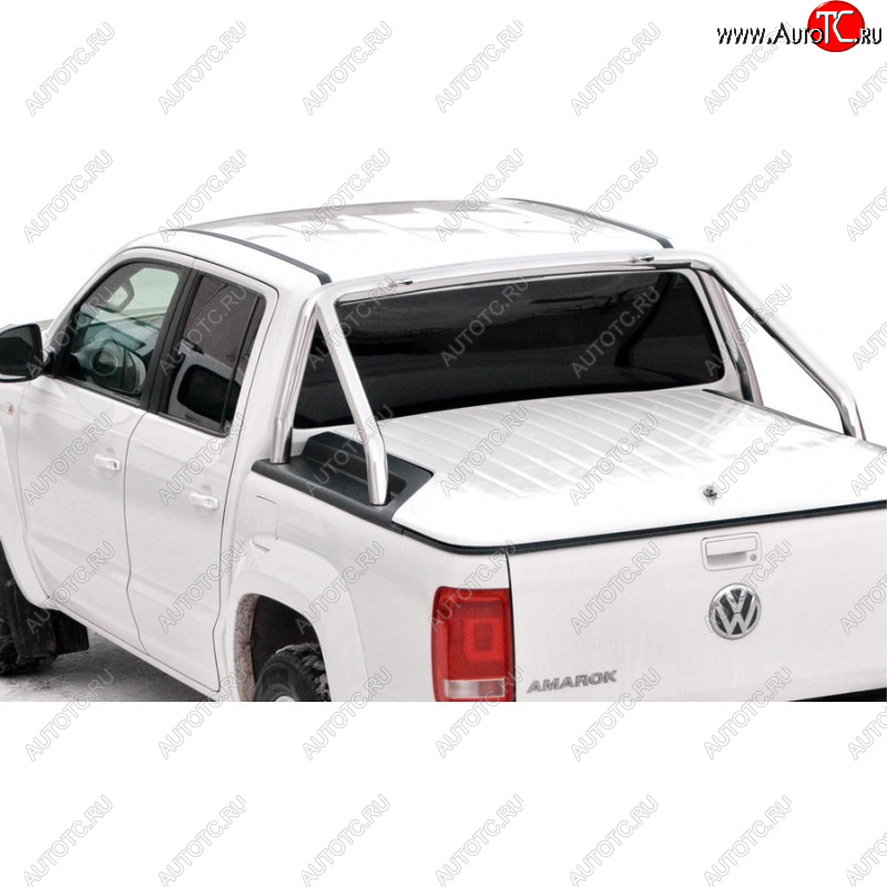 36 699 р. Защитная дуга багажника ТехноСфера (Техно Сфера) (Ø63,5 мм)  Volkswagen Amarok (2009-2016) дорестайлинг (Нержавейка)  с доставкой в г. Краснодар