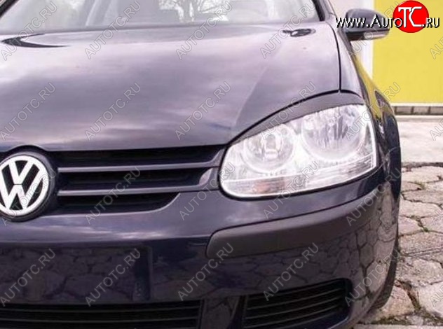 1 649 р. Реснички на фары CT Volkswagen Golf 5 универсал (2003-2009) (Неокрашенные)  с доставкой в г. Краснодар