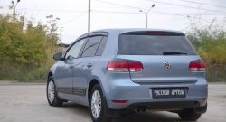 1 199 р. Защитная накладка на задний бампер RA  Volkswagen Golf  6 (2008-2014) хэтчбэк 5 дв.  с доставкой в г. Краснодар. Увеличить фотографию 2