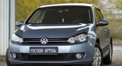 579 р. Реснички на фары RA Volkswagen Golf 6 хэтчбэк 5 дв. (2008-2014) (Неокрашенные)  с доставкой в г. Краснодар. Увеличить фотографию 2