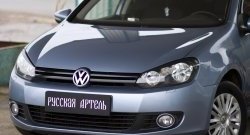 579 р. Реснички на фары RA Volkswagen Golf 6 хэтчбэк 5 дв. (2008-2014) (Неокрашенные)  с доставкой в г. Краснодар. Увеличить фотографию 4