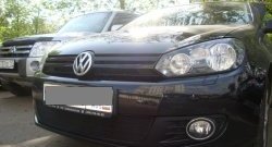 1 469 р. Сетка на бампер Russtal (черная)  Volkswagen Golf  6 (2008-2014) хэтчбэк 5 дв.  с доставкой в г. Краснодар. Увеличить фотографию 3