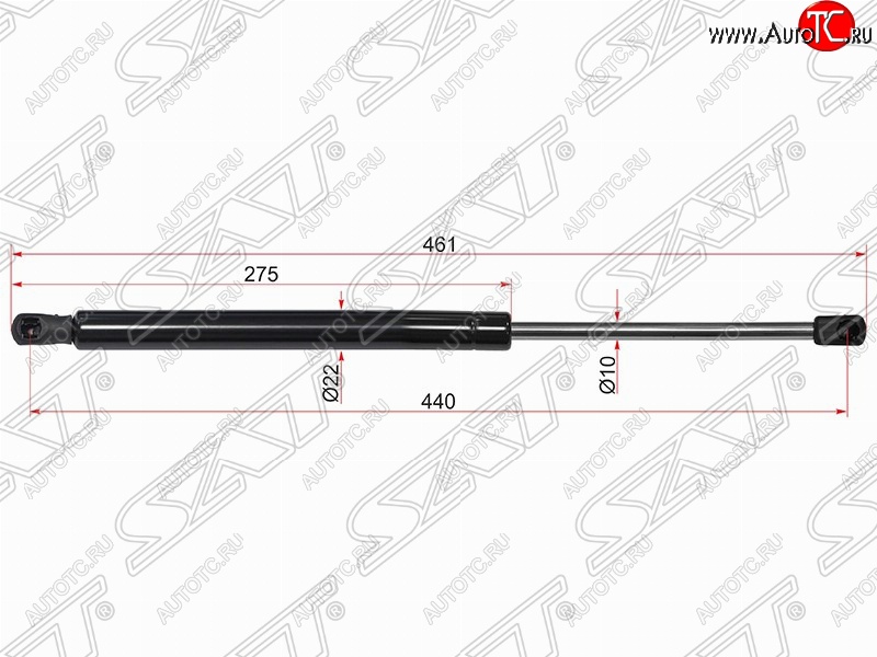 569 р. Газовый упор крышки багажника SAT  Volkswagen Golf  6 (2008-2014) хэтчбэк 5 дв.  с доставкой в г. Краснодар