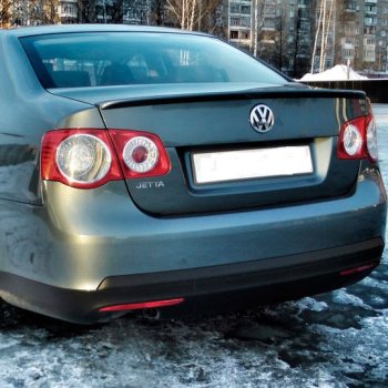 3 399 р. Лип спойлер АВТОКРАТ Volkswagen Jetta A5 седан (2005-2011) (Неокрашенный)  с доставкой в г. Краснодар. Увеличить фотографию 2