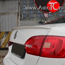 4 649 р. Лип спойлер Sport  Volkswagen Jetta  A6 (2011-2015) седан дорестайлинг (Неокрашенный)  с доставкой в г. Краснодар