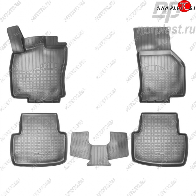 2 479 р. Комплект ковриков в салон Norplast  Volkswagen Passat ( B8,  B8.5) (2015-2024) седан дорестайлинг, универсал дорестайлинг, седан рестайлинг, универсал рестайлинг  с доставкой в г. Краснодар