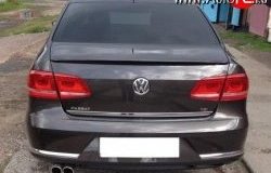 4 649 р. Лип спойлер Sport  Volkswagen Passat  B7 (2010-2015) седан (Неокрашенный)  с доставкой в г. Краснодар. Увеличить фотографию 2