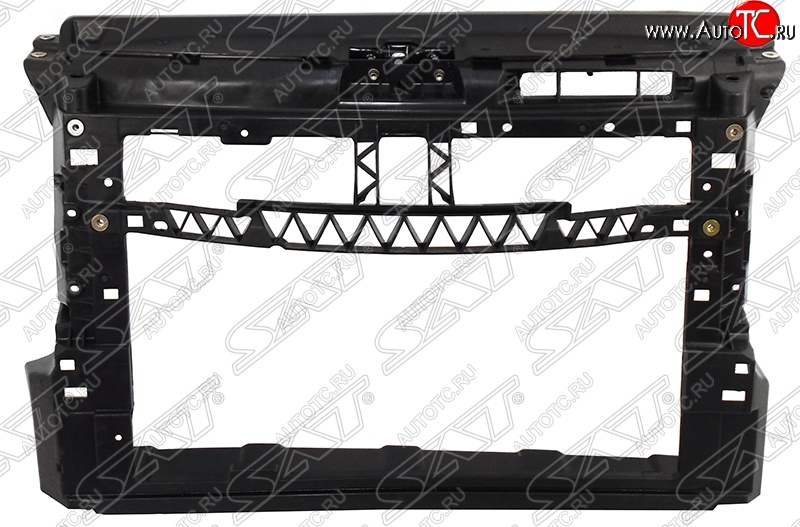 2 759 р. Рамка радиатора (телевизор) (бензин) SAT Volkswagen Polo 5 седан рестайлинг (2015-2020) (Неокрашенная)  с доставкой в г. Краснодар