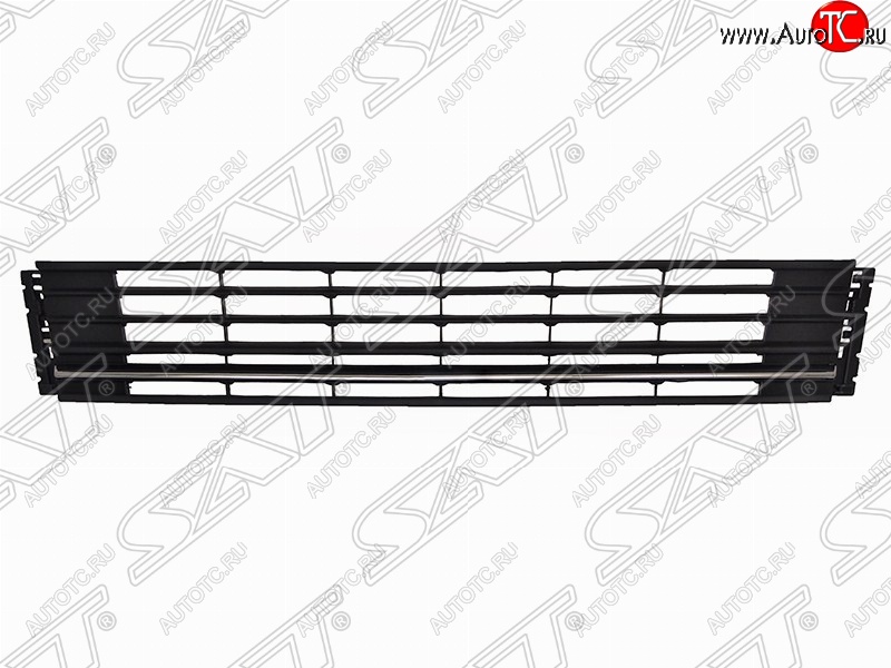 1 599 р. Решетка в передний бампер (с хром молдингом) SAT  Volkswagen Polo  5 (2015-2020) седан рестайлинг  с доставкой в г. Краснодар