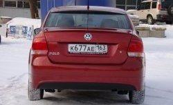 4 199 р. Козырёк на заднее лобовое стекло Sport  Volkswagen Polo  5 (2009-2020) седан дорестайлинг, хэтчбек рестайлинг (Неокрашенный)  с доставкой в г. Краснодар. Увеличить фотографию 3