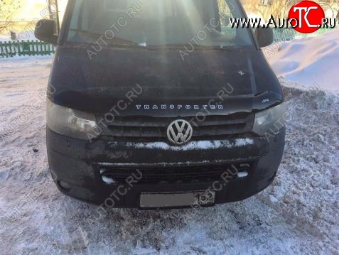 999 р. Дефлектор капота Russtal (вариант Б) Volkswagen Transporter T5 рестайлинг (2009-2015)  с доставкой в г. Краснодар