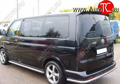 6 249 р. Лип спойлер CT Volkswagen Transporter T5 дорестайлинг (2003-2009) (Неокрашенный)  с доставкой в г. Краснодар