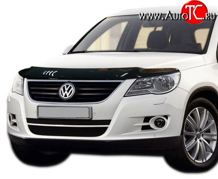 2 879 р. Дефлектор капота NovLine  Volkswagen Tiguan  NF (2006-2011) дорестайлинг  с доставкой в г. Краснодар