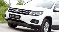 699 р. Реснички на фары RA Volkswagen Tiguan NF рестайлинг (2011-2017) (Неокрашенные)  с доставкой в г. Краснодар. Увеличить фотографию 4