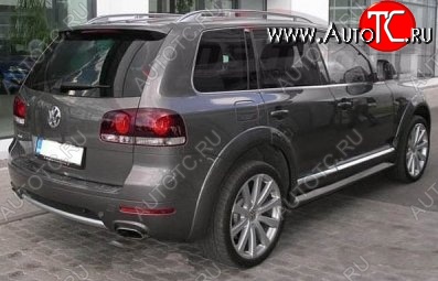 9 649 р. Накладки на колёсные арки CT v2 Volkswagen Touareg GP рестайлинг (2006-2010) (Неокрашенные)  с доставкой в г. Краснодар