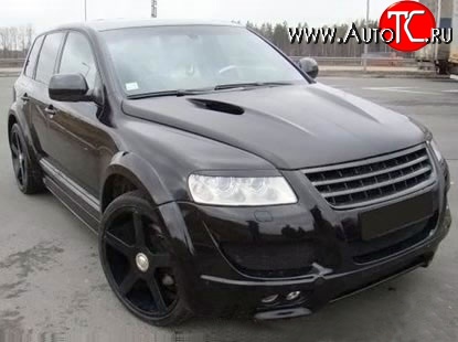 37 849 р. Пластиковый капот Techart Magnum Style 7L Volkswagen Touareg GP дорестайлинг (2002-2007) (Неокрашенный)  с доставкой в г. Краснодар