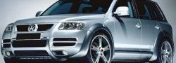 10 749 р. Пороги накладки ABT Volkswagen Touareg GP рестайлинг (2006-2010) (Неокрашенные)  с доставкой в г. Краснодар. Увеличить фотографию 1