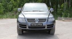 999 р. Реснички на фары RA Volkswagen Touareg GP дорестайлинг (2002-2007) (Неокрашенные)  с доставкой в г. Краснодар. Увеличить фотографию 3