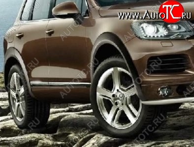 21 849 р. Накладки на колёсные арки CT v3 Volkswagen Touareg NF дорестайлинг (2010-2014) (Неокрашенные)  с доставкой в г. Краснодар