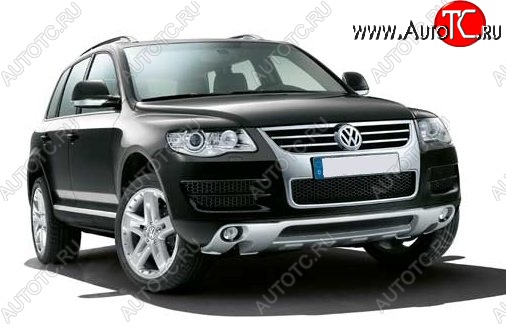 26 999 р. Накладка на передний бампер CT v3 Volkswagen Touareg NF дорестайлинг (2010-2014) (Неокрашенная)  с доставкой в г. Краснодар