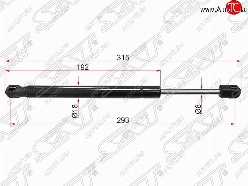 439 р. Газовый упор капота SAT  Volvo S60  FS седан - V60  с доставкой в г. Краснодар