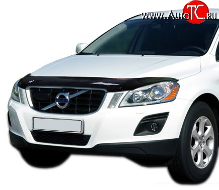 2 999 р. Дефлектор капота NovLine Volvo XC60  дорестайлинг (2008-2013)  с доставкой в г. Краснодар