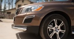 18 299 р. Одинарная защита переднего бампера диаметром 63 мм SLITKOFF  Volvo XC60 (2008-2013)  дорестайлинг  с доставкой в г. Краснодар. Увеличить фотографию 3