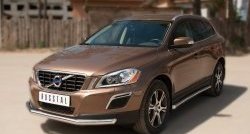 18 299 р. Одинарная защита переднего бампера диаметром 63 мм SLITKOFF  Volvo XC60 (2008-2013)  дорестайлинг  с доставкой в г. Краснодар. Увеличить фотографию 4