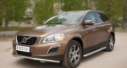 26 999 р. Широкая защита порогов SLITKOFF  Volvo XC60 (2008-2017)  дорестайлинг,  рестайлинг  с доставкой в г. Краснодар. Увеличить фотографию 2