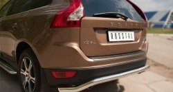 17 749 р. Защита заднего бампера (Ø63 мм волна, нержавейка) SLITKOFF Volvo XC60  дорестайлинг (2008-2013)  с доставкой в г. Краснодар. Увеличить фотографию 6