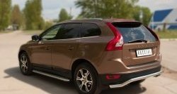 17 749 р. Защита заднего бампера (Ø63 мм волна, нержавейка) SLITKOFF Volvo XC60  дорестайлинг (2008-2013)  с доставкой в г. Краснодар. Увеличить фотографию 8