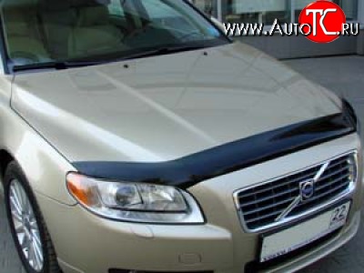 2 879 р. Дефлектор капота NovLine Volvo XC70 дорестайлинг (2007-2013)  с доставкой в г. Краснодар